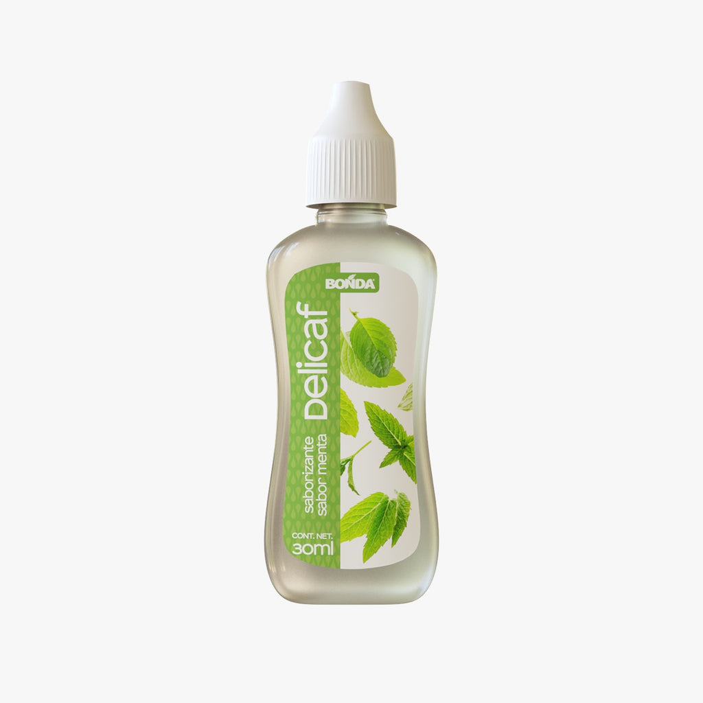 Delicaf Menta 30ml | Saborizante Refrescante Sin Azúcar para Café | Con Stevia
