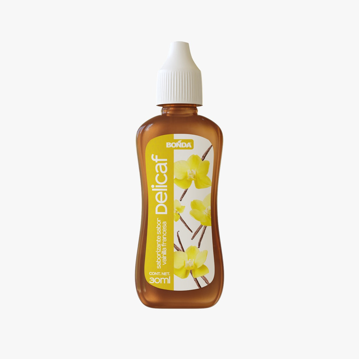 Delicaf Vainilla Francesa 30ml | Saborizante Sin Azúcar para Café | Con Stevia