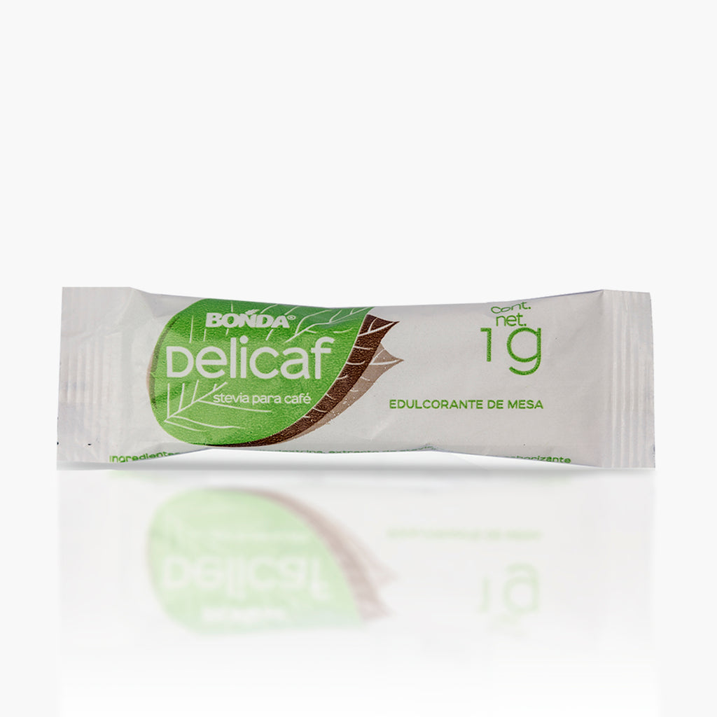 Delicaf Sticks 45 Sobres | Stevia para Café Sin Azúcar | Sin Resabio Amargo